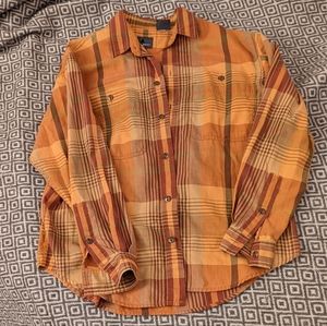Vtg LizWear plaid shirt